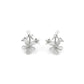 Ivory Blossom Crystal Luxe Stud Earrings jewellery product view 5