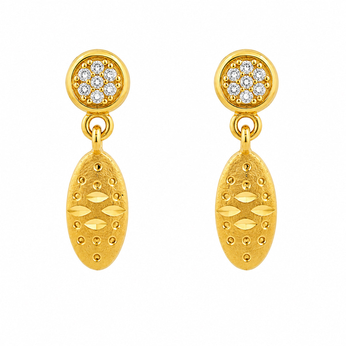 Noorani Charm Earrings jewellery product view 2