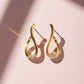 LuxeWave S-Curve Diamond Earrings jewellery product view 1