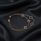 Luxe Clover Charm Bracelet jewellery product view 2