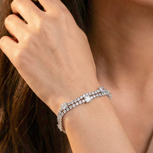 Royal Ice Diamond Tennis Bracelet jewellery product view 2