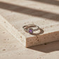 Amethyst Diamond Halo Ring jewellery product view 1