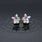 Rangrez Pastel Butterfly Earrings jewellery product view 2