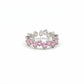 Aurora Pink Diamond Circle Ring jewellery product view 5