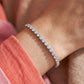 Radiant Line Crystal Bracelet jewellery product view 12