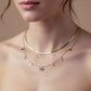 Evil Eye Layered Gold Necklace jewellery product view 2