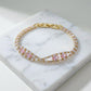 Celeste Pink Sapphire X-Link Diamond Bracelet jewellery product view 4