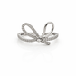Celeste Sparkle Bow Infinity Ring jewellery product view 6