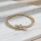 Infinity Ribbon Diamond Tennis Bracelet jewellery product view 3