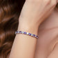 Velvet Purple Luxe Tennis Bracelet jewellery product view 4