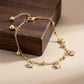 Golden Flutter Butterfly Charm Anklet jewellery product view 1