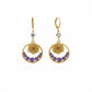 Lavender Luxe Rose Earrings jewellery product view 5