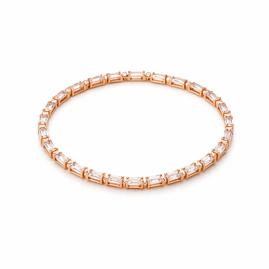 DazzleLink Rose Gold Bracelet jewellery product view 7