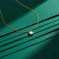 Chic Minimal Square Gold Necklace jewellery product view 3