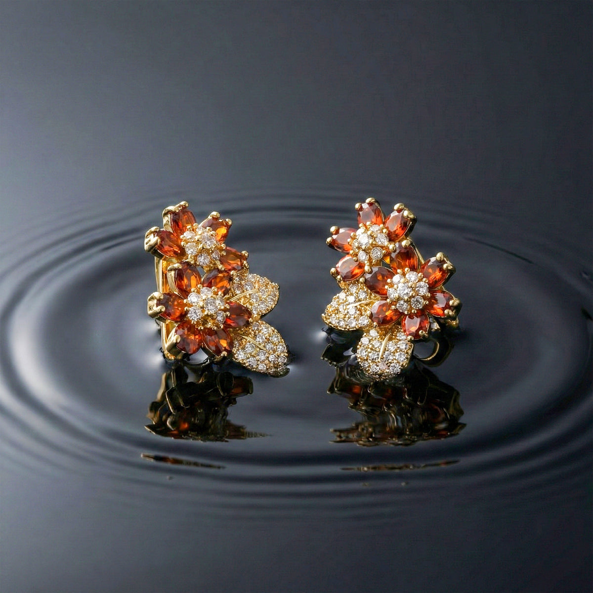 Gulnaar Shahi Crystal Earrings jewellery product view 5