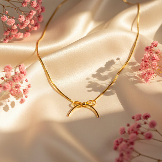Snake Bow Necklace jewellery product view 1
