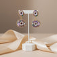 Lilac Luxe Dangles Earrings jewellery product view 4