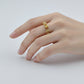 Aurora Sparkle Gold Ring jewellery product view 3
