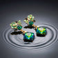 Velvet Emerald Luxe Earrings jewellery product view 4