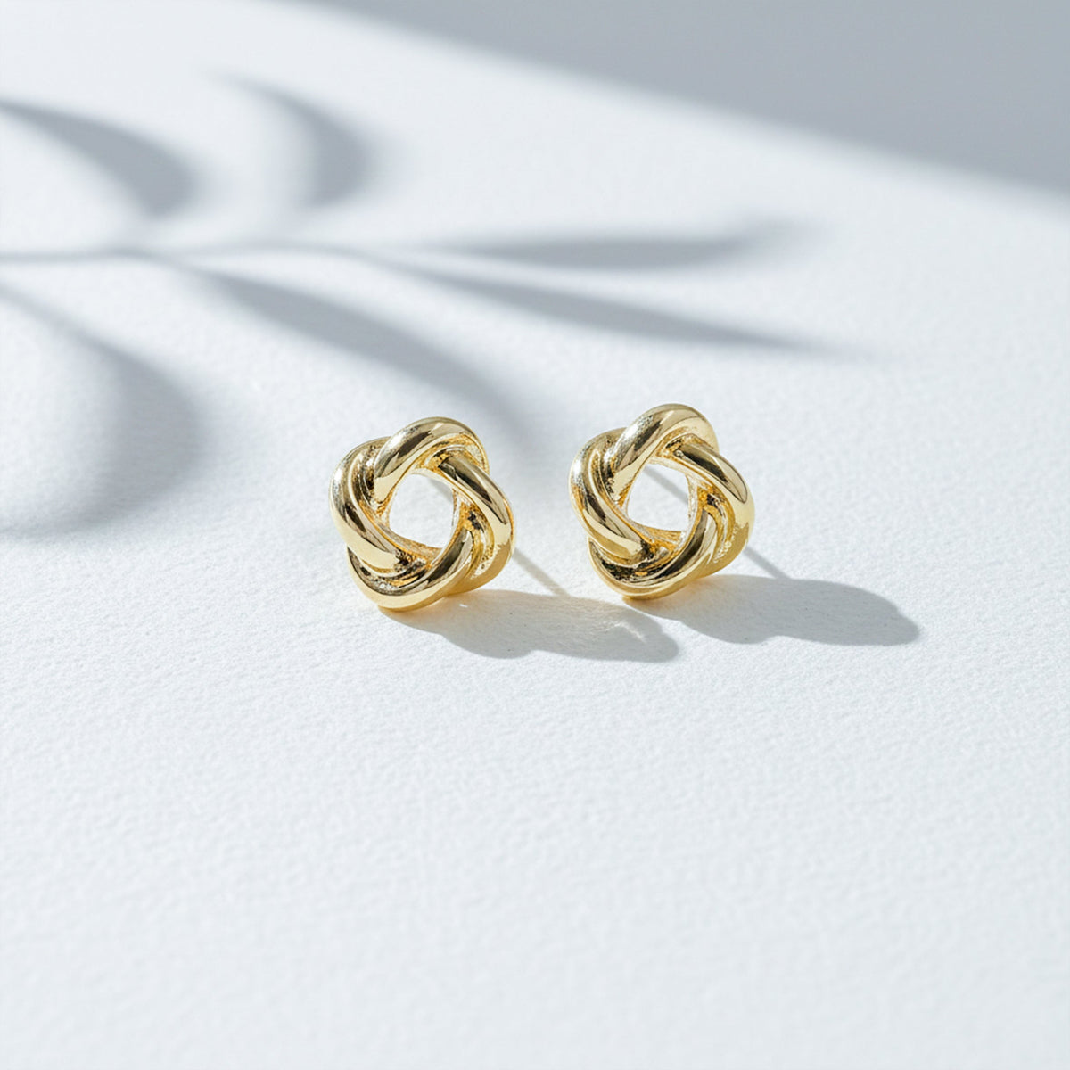 Classic Interlock Knot Earrings jewellery product view 3
