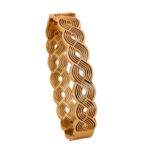 Infinity Wave Gold Kada jewellery product view 7