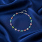 Cute Multicolor Butterfly Chain Anklet jewellery product view 2