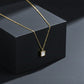 Chic Minimal Square Gold Necklace jewellery product view 2
