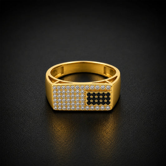Noir Crest Ring jewellery product view 1