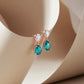 Veloura Emerald Glow Drop Earrings jewellery product view 5