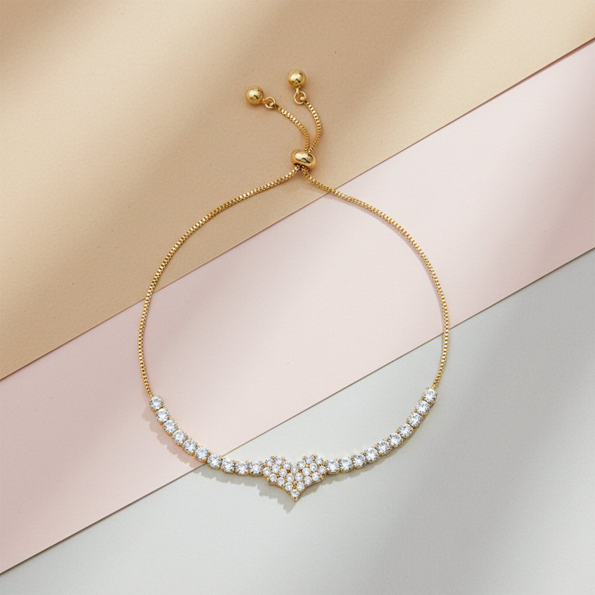Dazzle Crown Zircon Bracelet jewellery product view 1