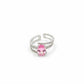 Pink Sapphire Diamond Split Band Ring jewellery product view 5