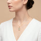 Luxpenny Teddy Crystal Pendant Necklace jewellery product view 3