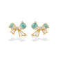 Velour Bow Radiance Earrings jewellery product view 6
