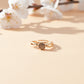 Royal Halo Crystal Gold Ring jewellery product view 1