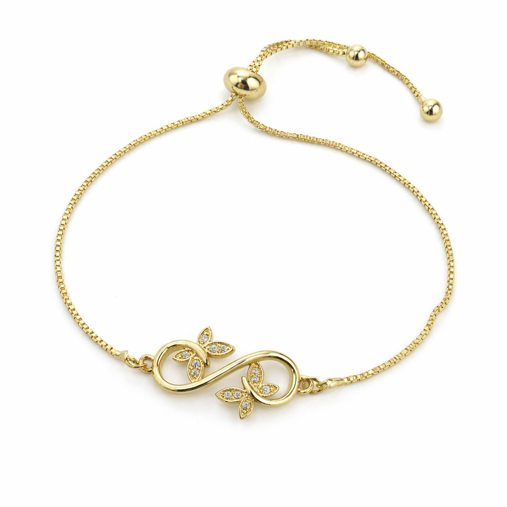 Lumiere Infinity Bloom Bracelet jewellery product view 4