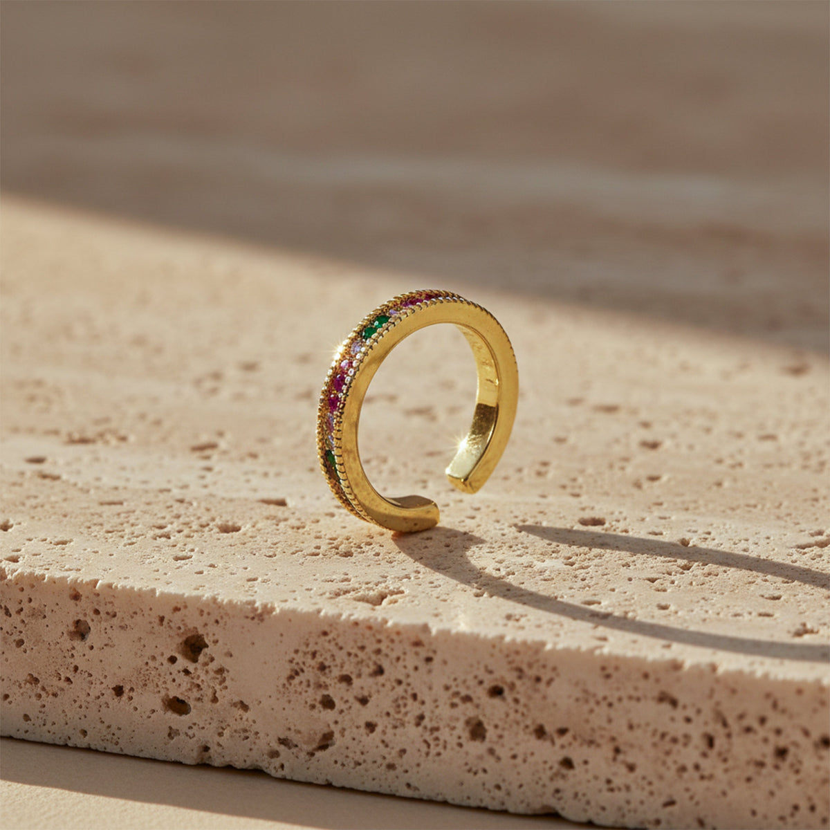 Luxe Prism Crystal Ring jewellery product view 4
