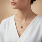 Elegant Gold Flower Pendant Necklace jewellery product view 4