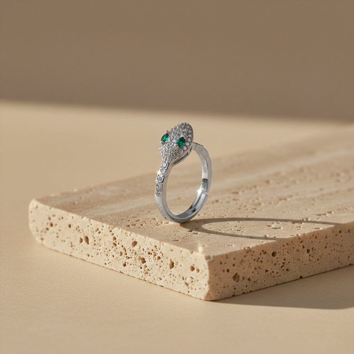 Veloura Emerald Pave Diamond Ring jewellery product view 4