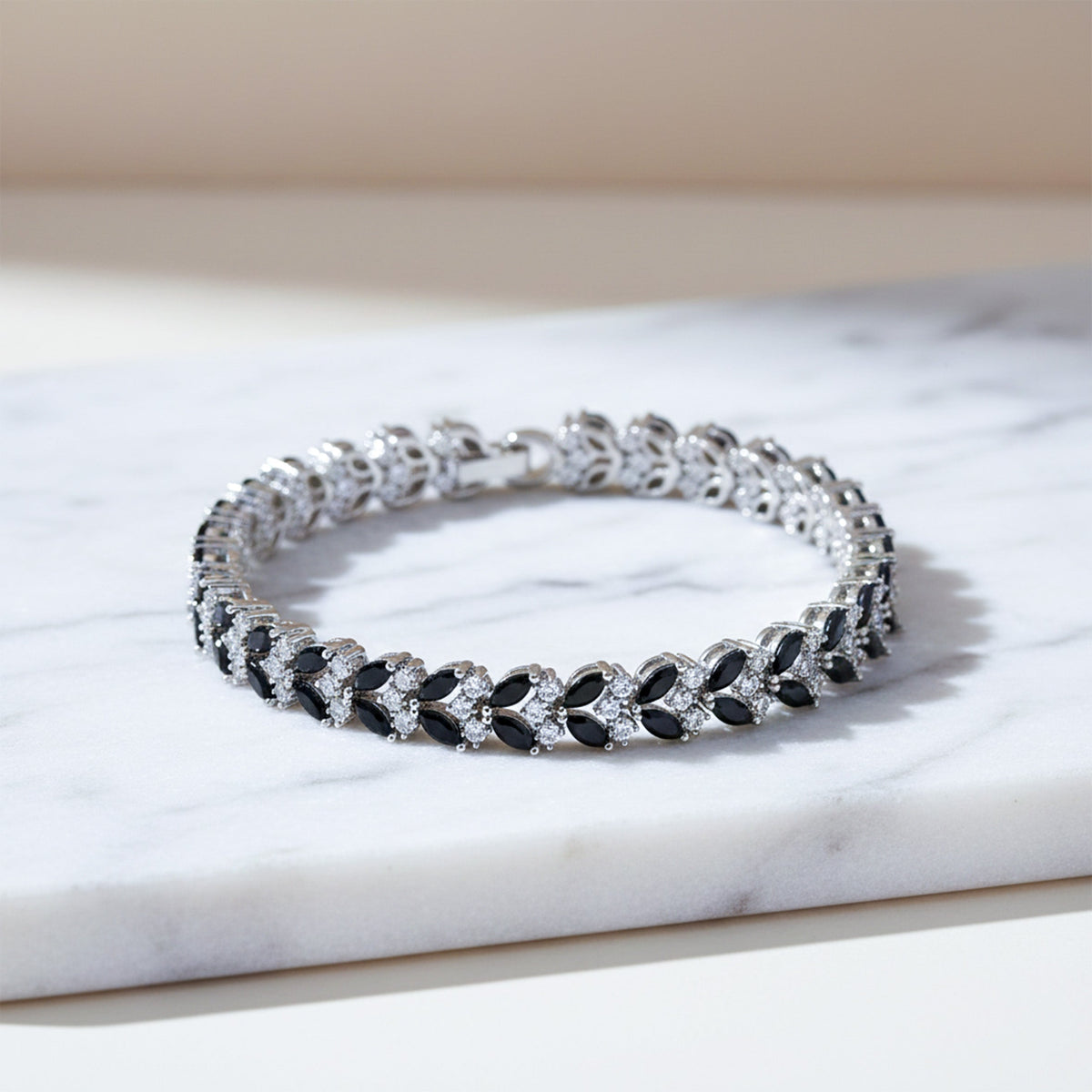 Black Marquise Diamond Luxe Bracelet jewellery product view 4