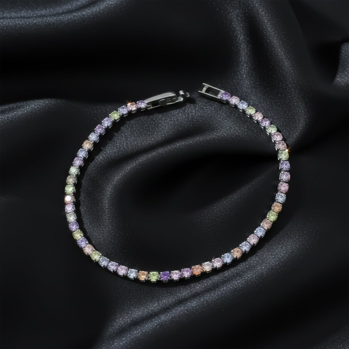 Celestial Prism Tennis Bracelet jewellery product view 4