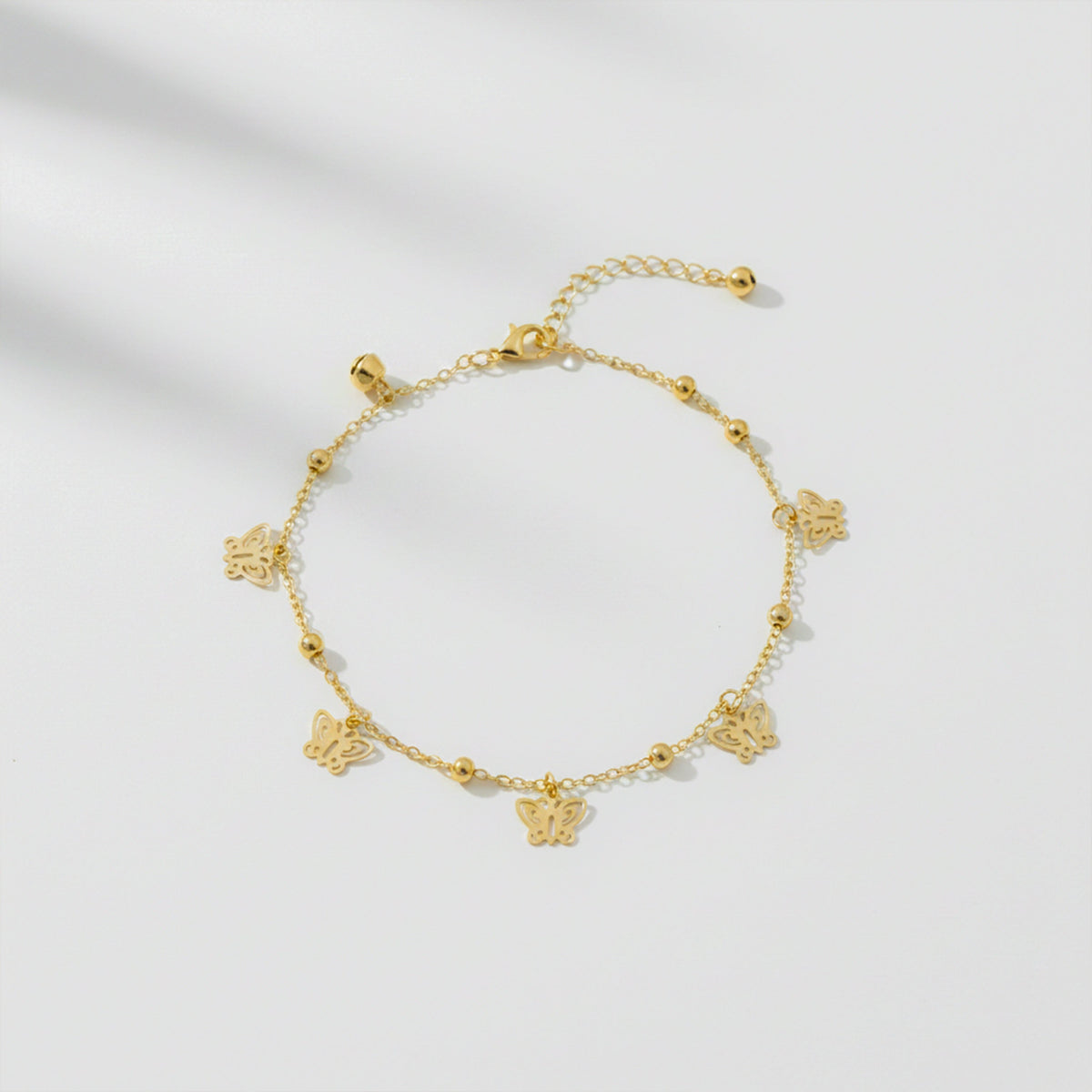 Ethereal Butterfly Chain Anklet jewellery product view 5