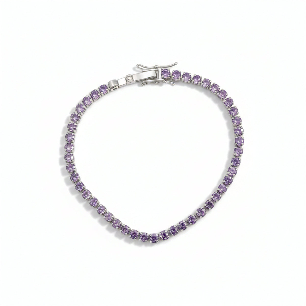 Lavender Luxe Tennis Bracelet jewellery product view 5