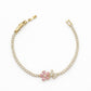 Celestial Pink Blossom Tennis Bracelet jewellery product view 6