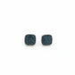 Midnight Blue Square Studs Earrings jewellery product view 6
