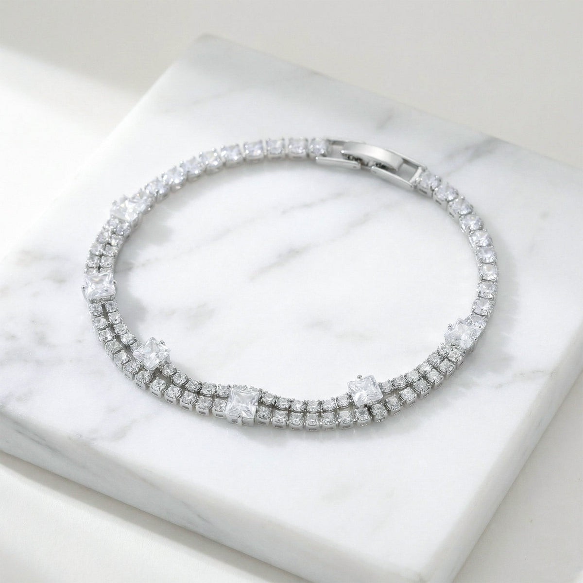 Royal Ice Diamond Tennis Bracelet jewellery product view 3