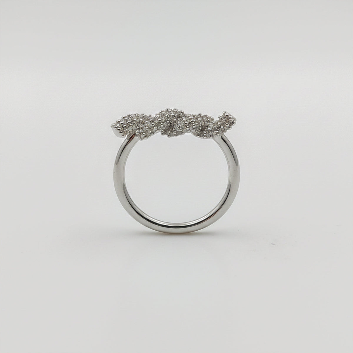 Wave Zircon Ring jewellery product view 5