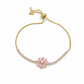 Aurora Bloom Gold Slider Bracelet jewellery product view 6