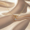 Solitaire Diamond Pendant Necklace jewellery product view 1