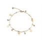Golden Blossom Charm Anklet jewellery product view 5