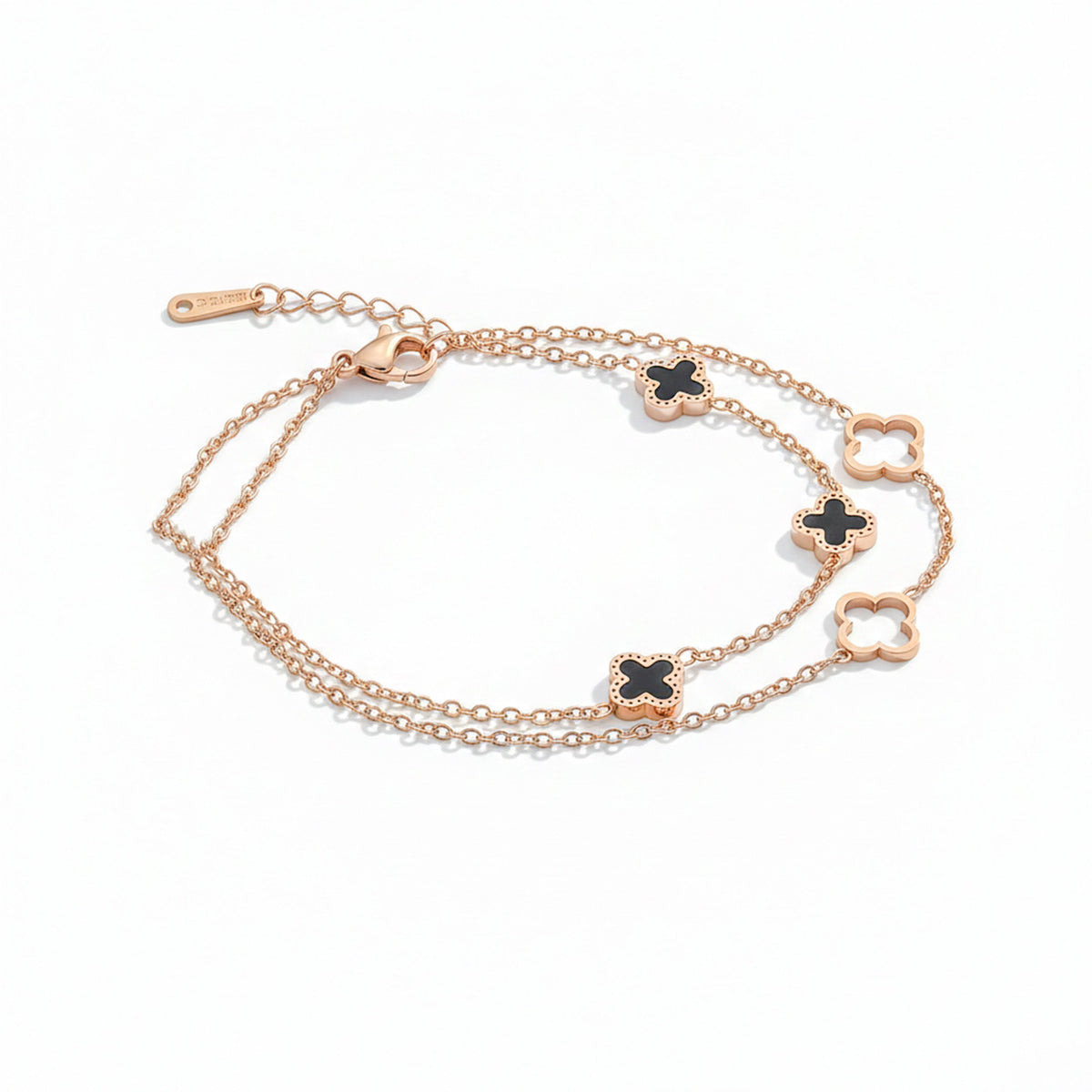 Luxe Clover Charm Bracelet jewellery product view 9